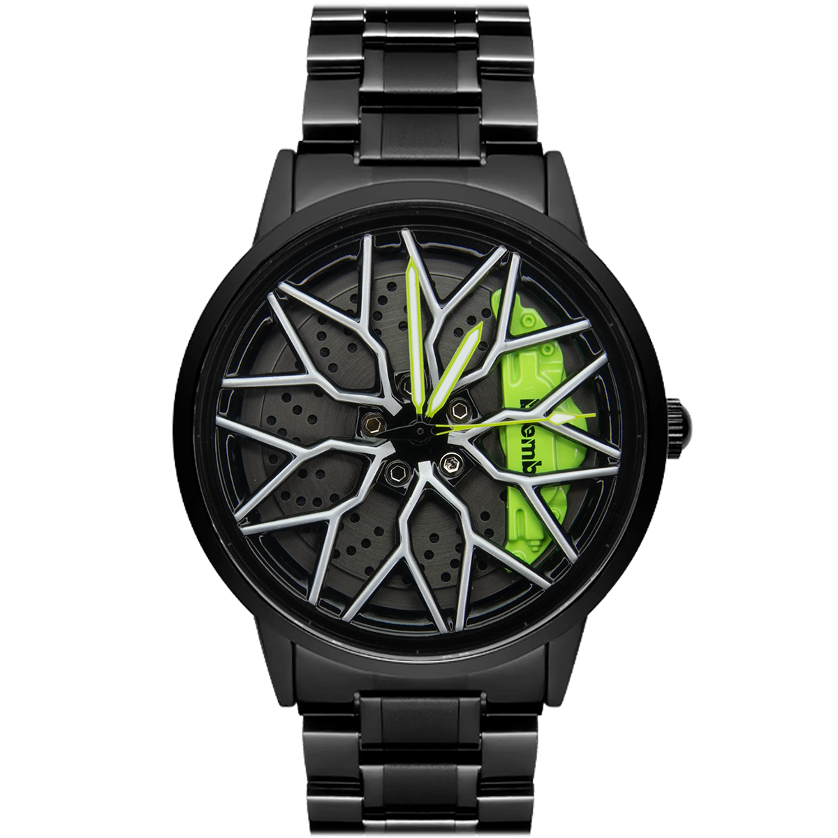 Porsch delicate Grün Schwarz Spin