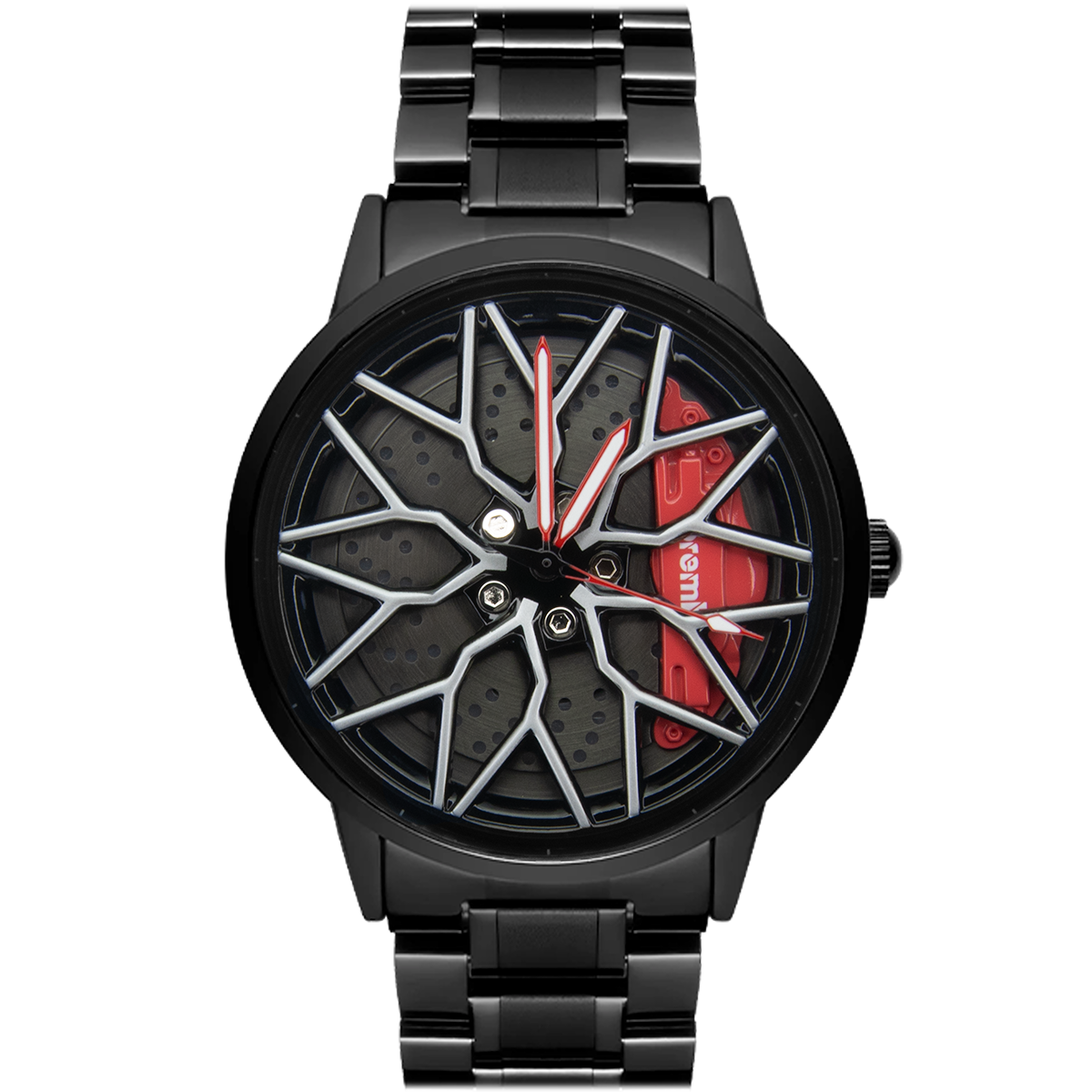 Porsch delicate Rot Schwarz Spin