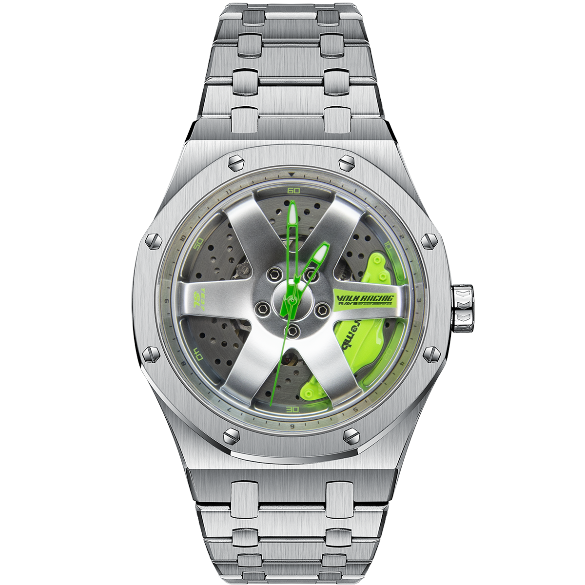 TE37 AP Grün Chrom Automatic Non Spin