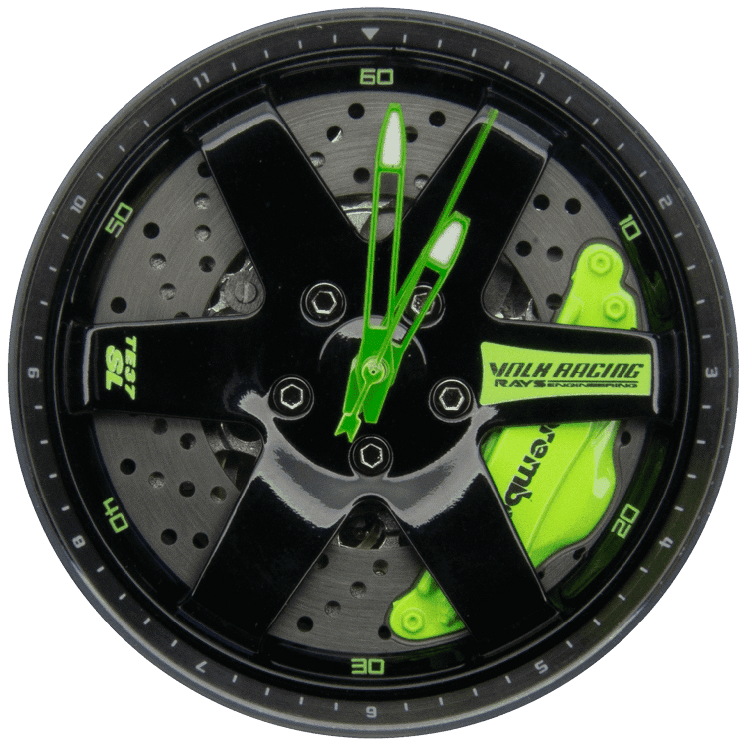 TE37 AP Grün Schwarz Automatic Non Spin