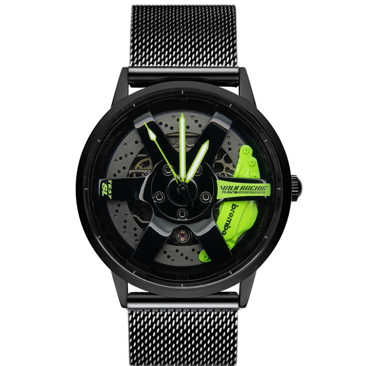 TE37 Grün Mesh Automatic Non Spin