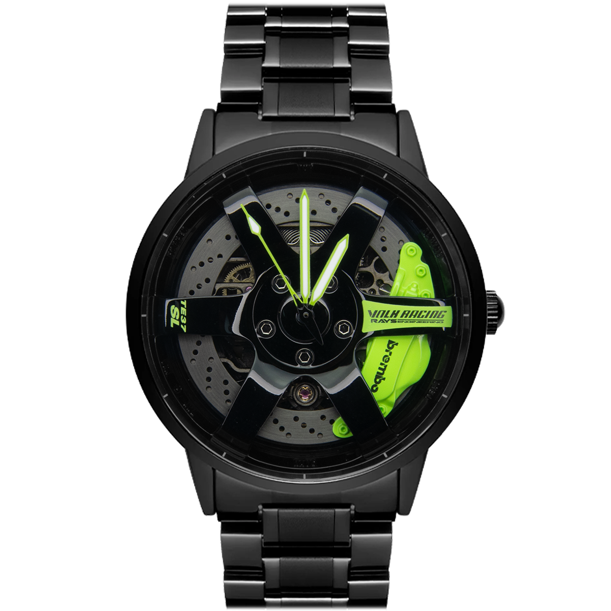 TE37 Grün Schwarz Automatic Non Spin