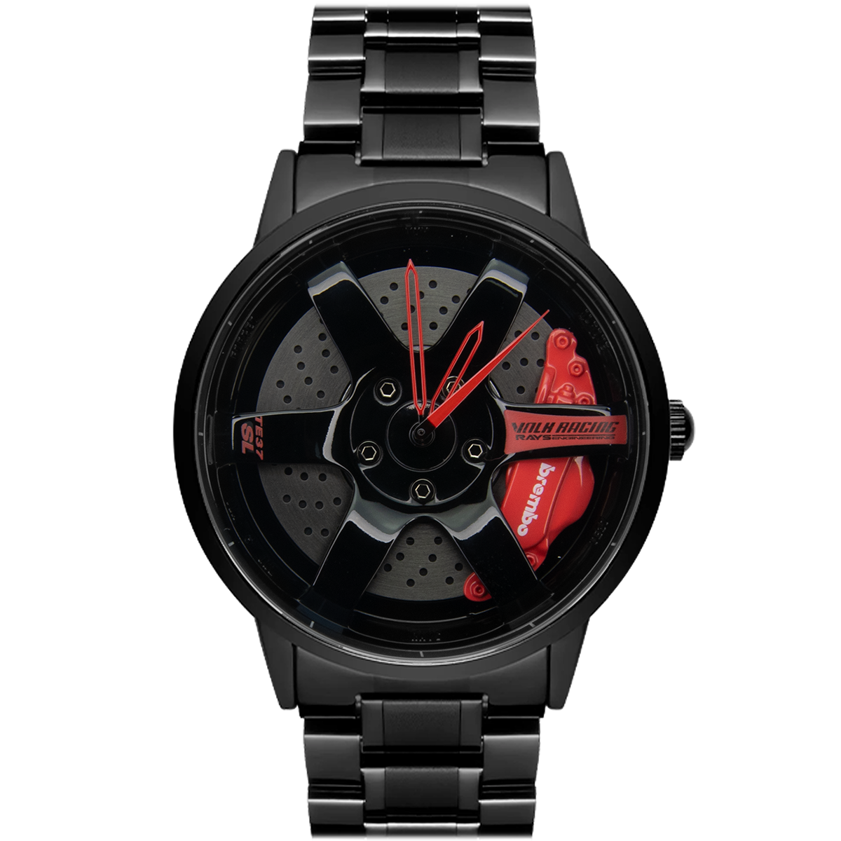 TE37 Rot Schwarz Non Spin