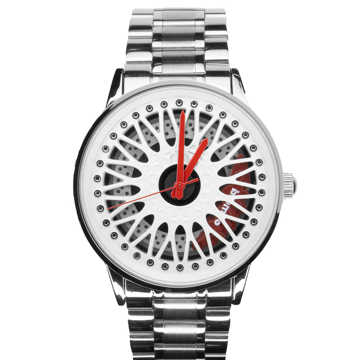 BBS Super RS  Rot Silber Non Spin