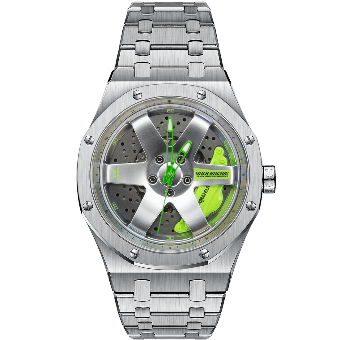 TE37 AP Grün Chrom Automatic Non Spin