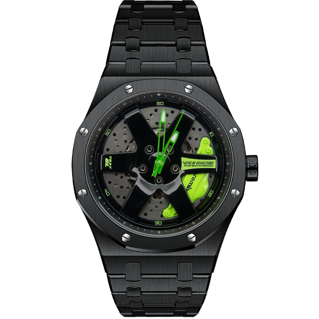 TE37 AP Grün Schwarz Automatic Non Spin