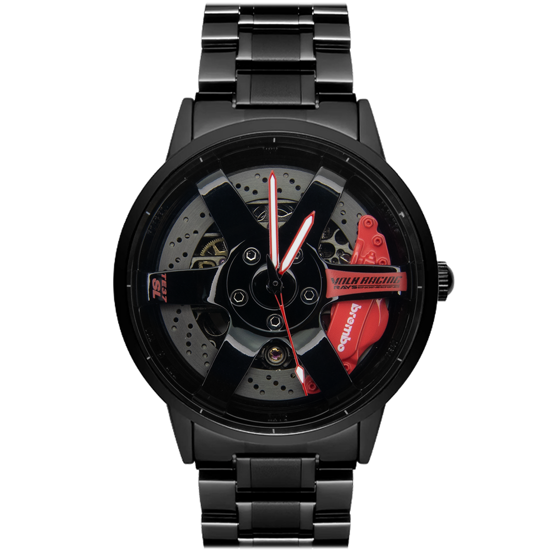 TE37 Rot Schwarz Automatic Non Spin