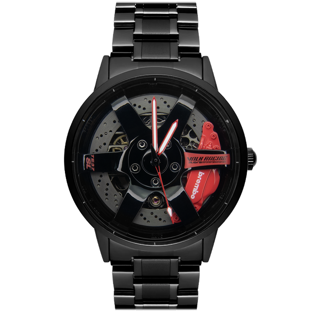TE37 Rot Schwarz Automatic Non Spin