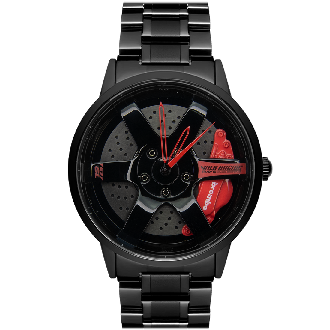 TE37 Rot Schwarz Non Spin